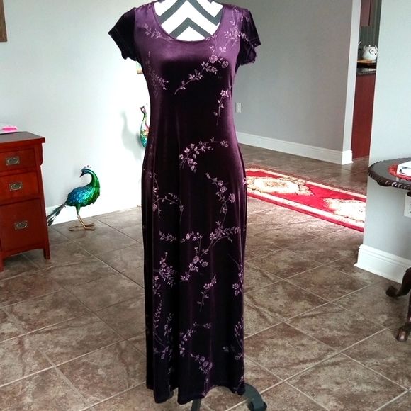 DJ& Co. Purple Sz 6 Small Dress - Picture 2 of 6